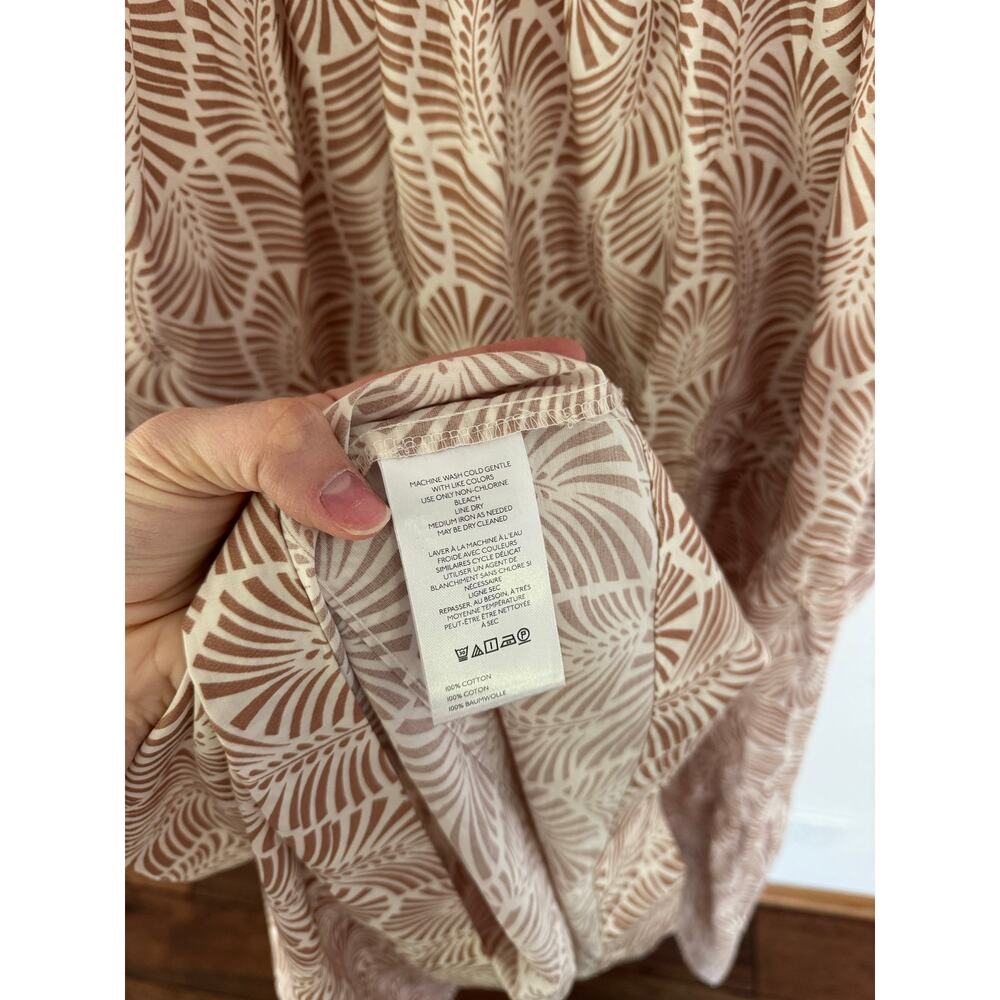 ANTHROPOLOGIE The Somerset Maxi Dress in Sands Motif Size Medium Petite - Picture 7 of 8